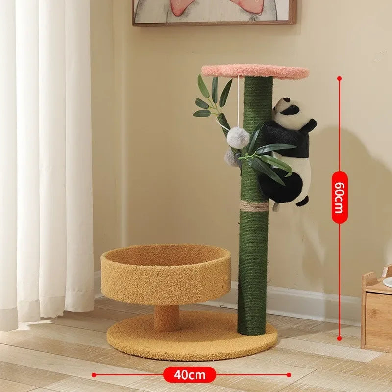 Arbre à Chat Design Panda : Jeu & Repos Stylé
