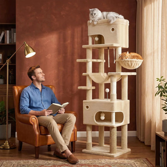 Arbre à Chat XXL Le Palais Perché - 211cm Premium