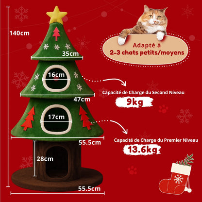 Arbre à Chat "Le Petit Sapin" Design Bois