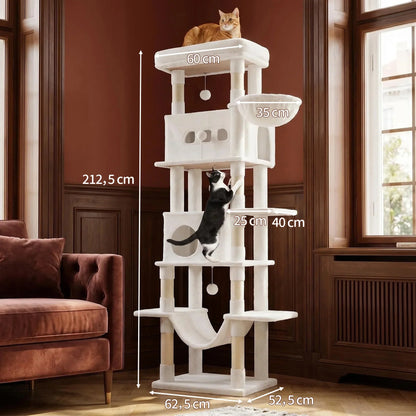 Arbre à Chat XXL Le Grand Camel - Paradis Félin 210cm