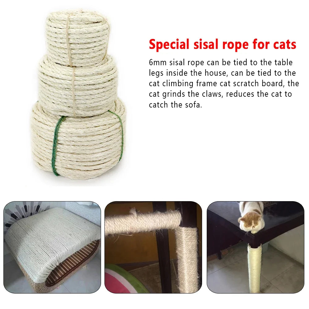Corde Sisal ScratchMaster pour Arbre à Chat DIY