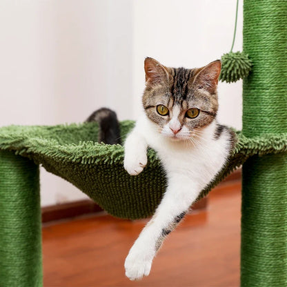 Arbre à Chat Cactus "Cactou" - Jeu & Repos Compact