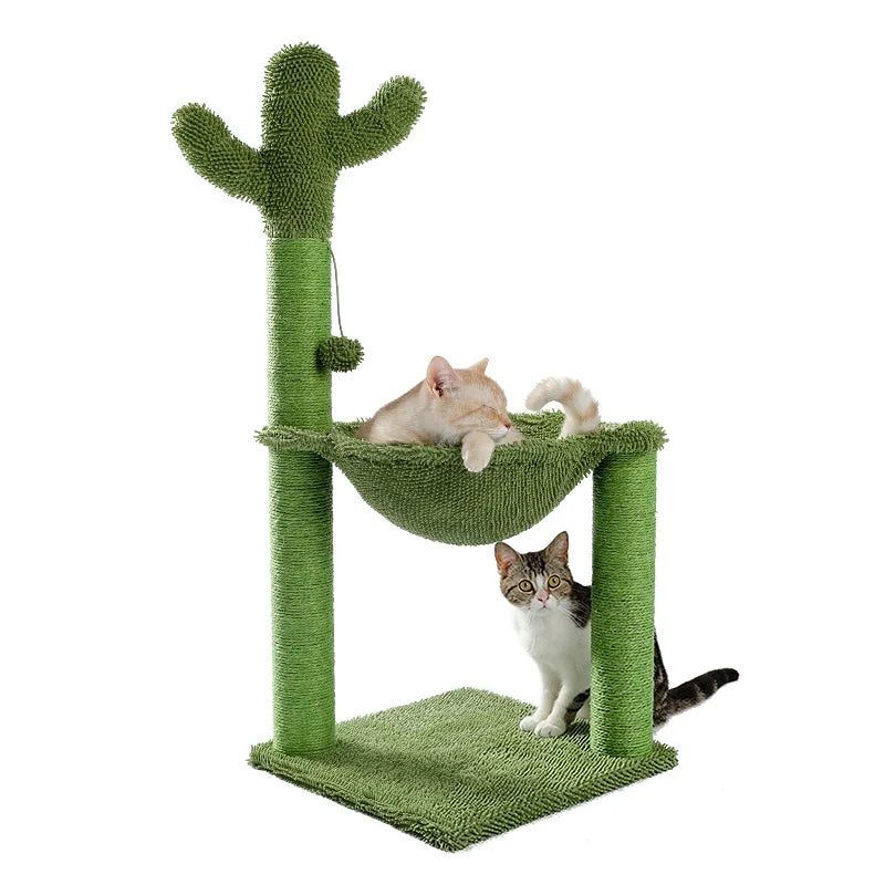 Arbre à Chat Cactus "Cactou" - Jeu & Repos Compact