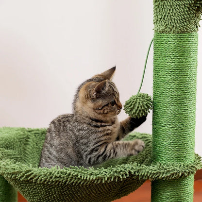 Arbre à Chat Cactus "Cactou" - Jeu & Repos Compact