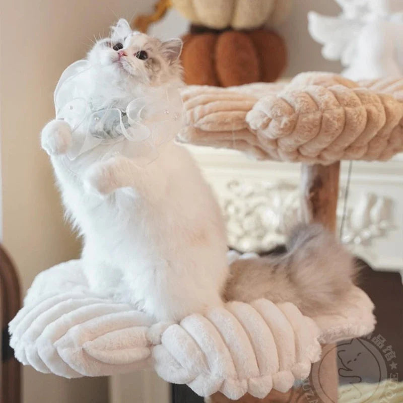 Arbre à Chat Design Fleur Pastel