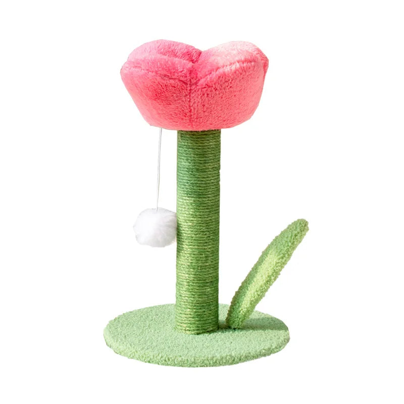 Arbre à Chat Florish Fleur Rose & Sisal