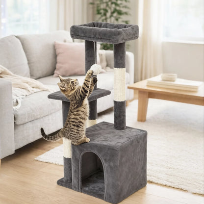 Arbre à Chat Petit Duplex Design Minimaliste