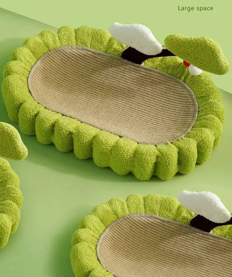 Nid Ovale Griffoir en Lin : Repos & Griffade Naturelle