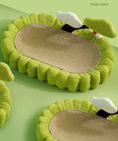 Nid Ovale Griffoir en Lin : Repos & Griffade Naturelle