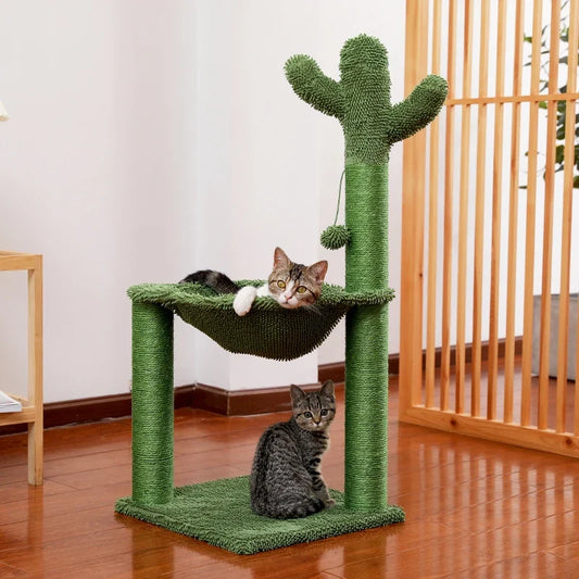 Arbre à Chat Cactus "Cactou" - Jeu & Repos Compact