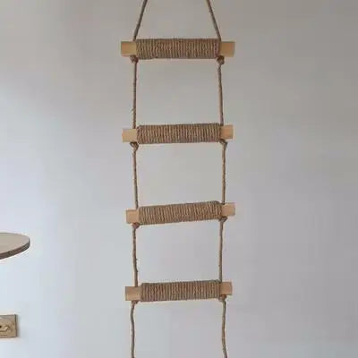 Arbre à Chat Extérieur DIY en Bois Naturel