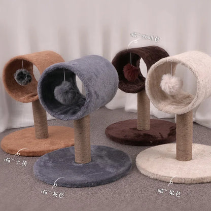 Arbre à Chat Cylindre Sisal & Peluche