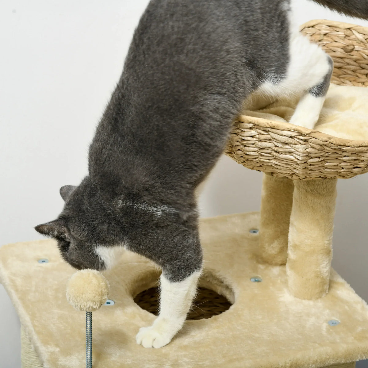 Arbre à Chat Bohème Beige 74cm