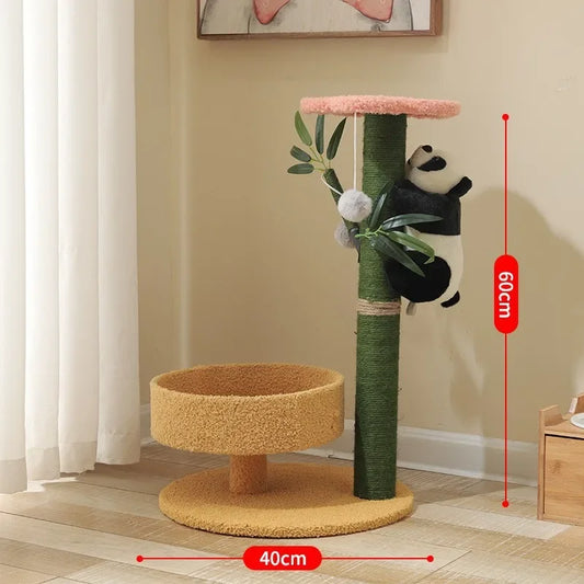 Arbre à Chat Design Panda : Jeu & Repos Stylé