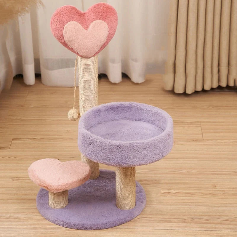 Arbre à Chat Rose DéliCat : Douceur & Jeu