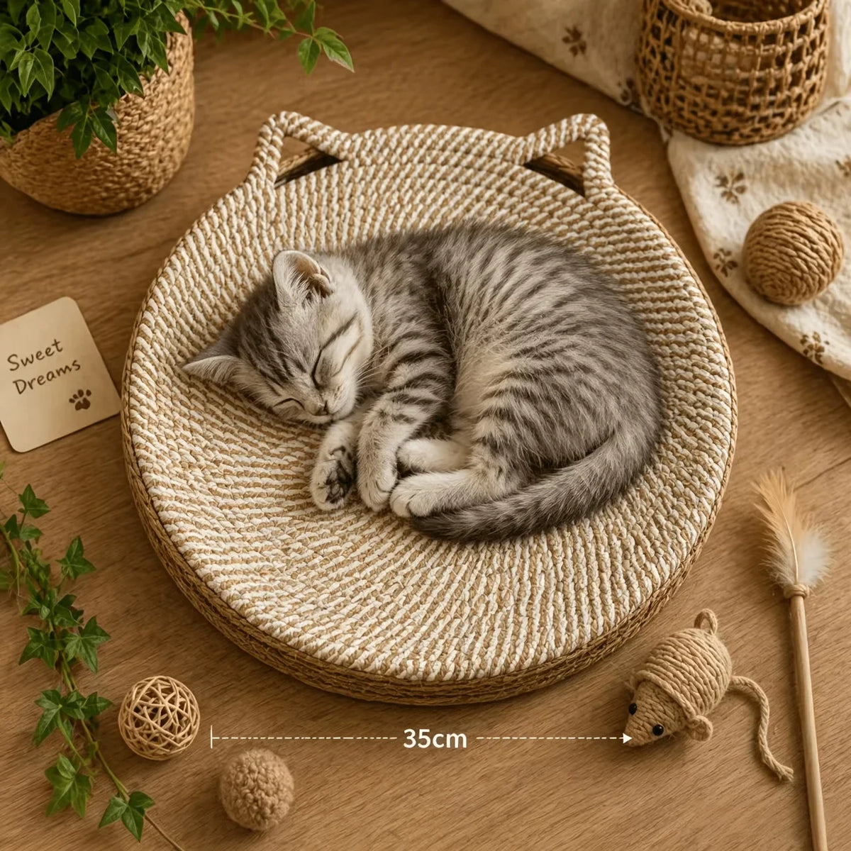 Le Petit Rond : Nid Douillet & Griffoir Corde Jute