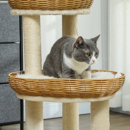 Arbre à Chat "Le Petit Osier" - Rotin & Sisal