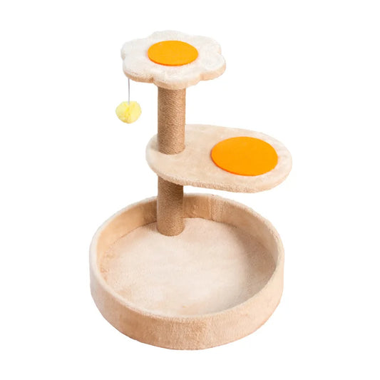 Arbre à Chat Œuf Ronron : Design Ludique & Confort Douillet