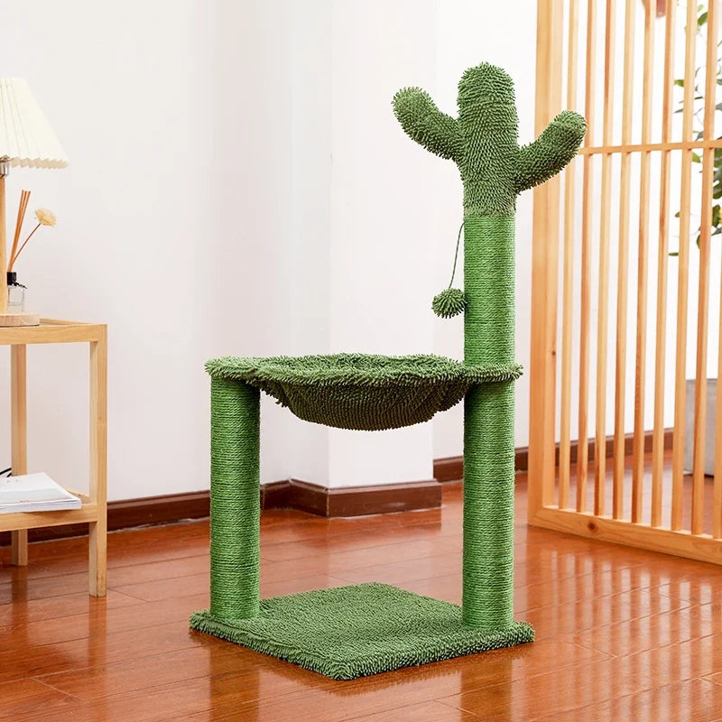 Arbre à Chat Cactus "Cactou" - Jeu & Repos Compact