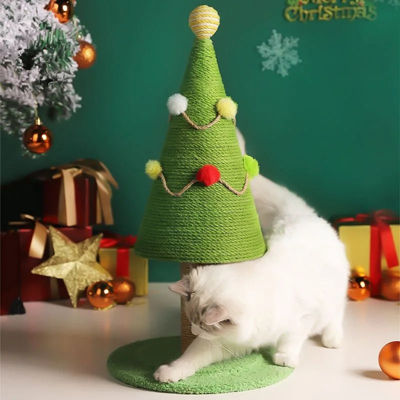 Arbre à Chat FestiSapin : Noël Vert & Joueur