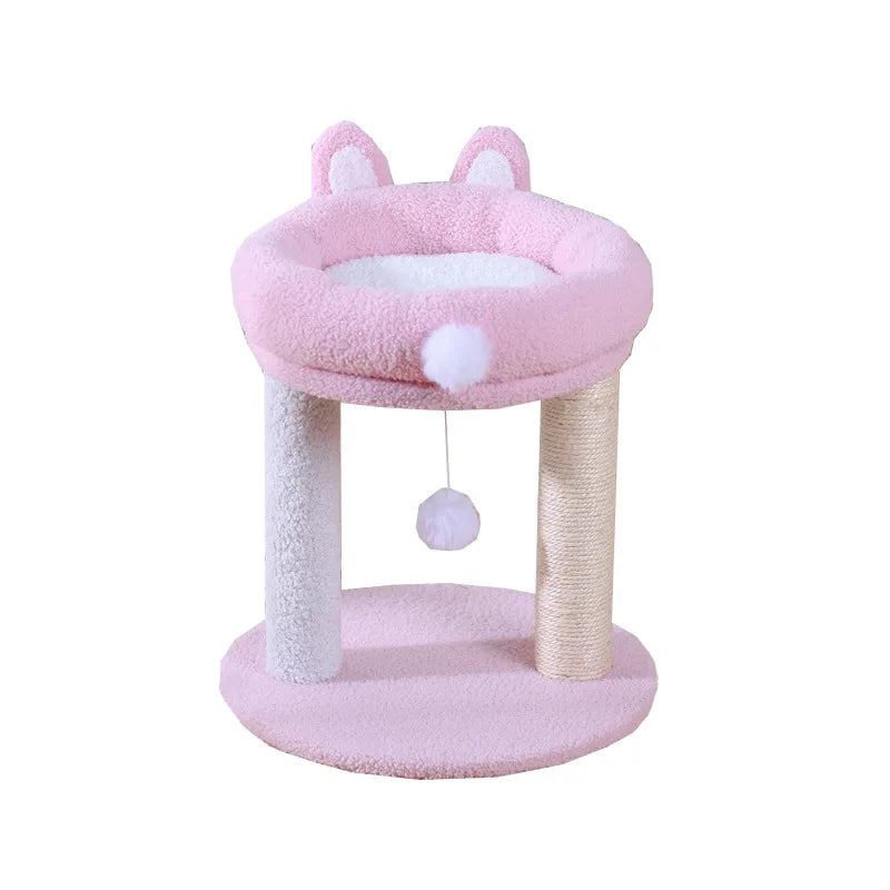Arbre à Chat BunnyNest Rose : Douceur et Jeu pour Votre Félin