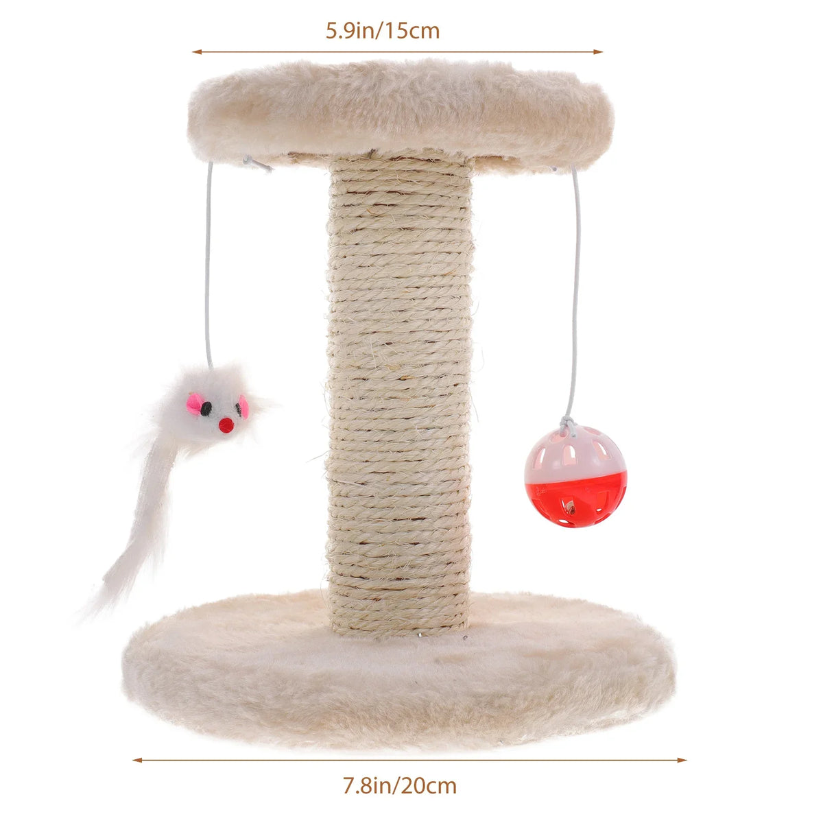 Arbre à Chat PatteDouce Beige Petit Sisal