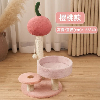 Arbre à Chat Rose DéliCat : Douceur & Jeu