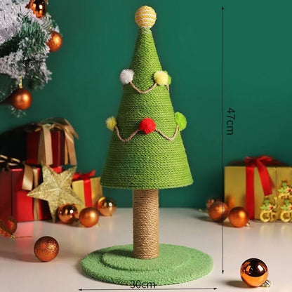Arbre à Chat FestiSapin : Noël Vert & Joueur