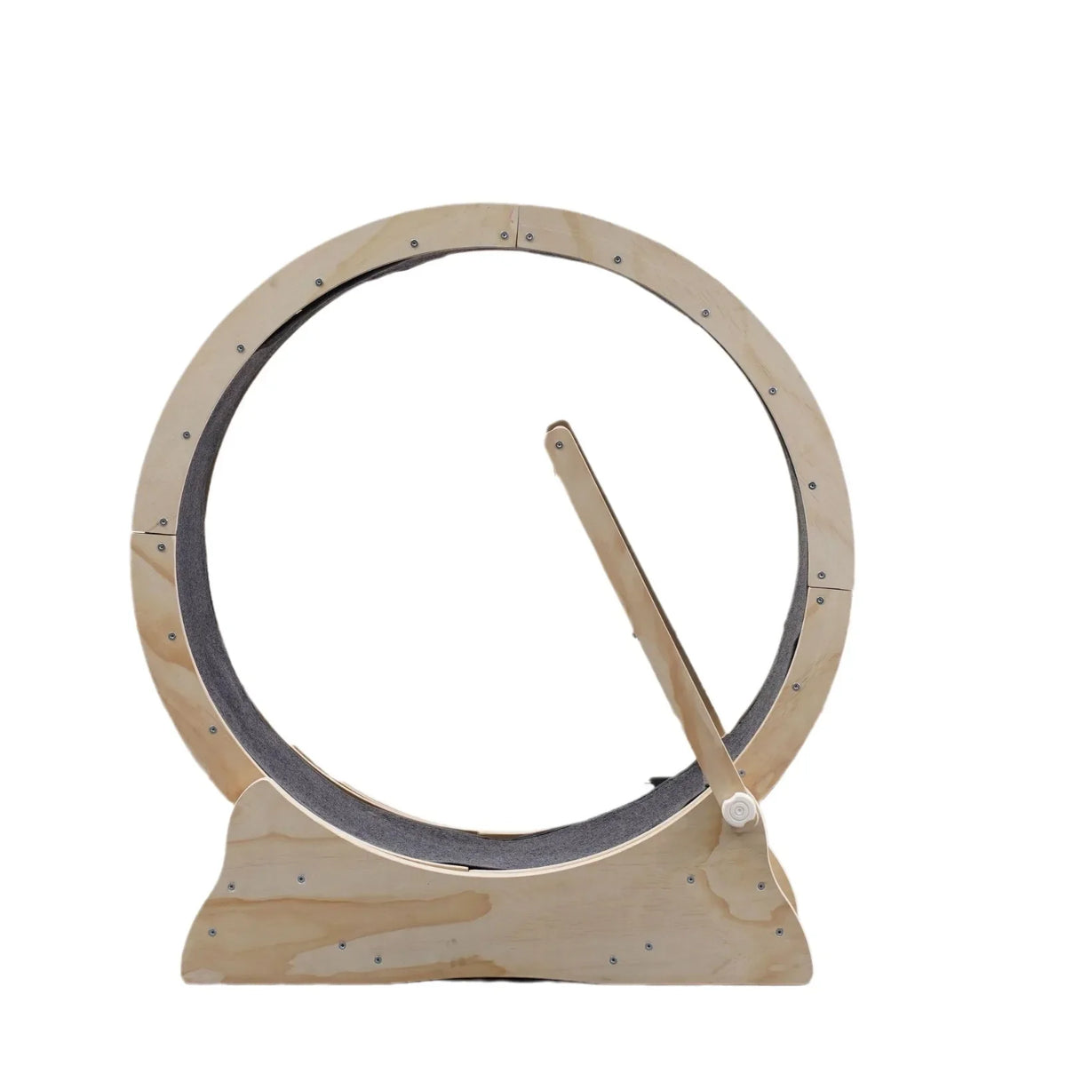 Roue de Course Silencieuse en Bois pour Chat