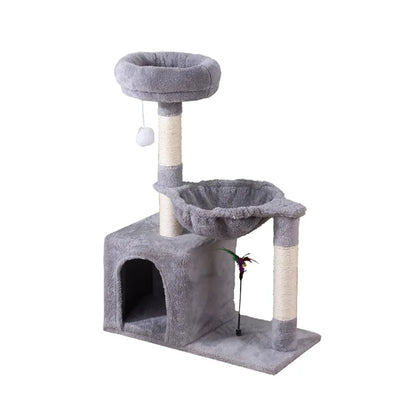 Arbre à Chat Minetopia : Hamac Douillet & Griffoirs Sisal