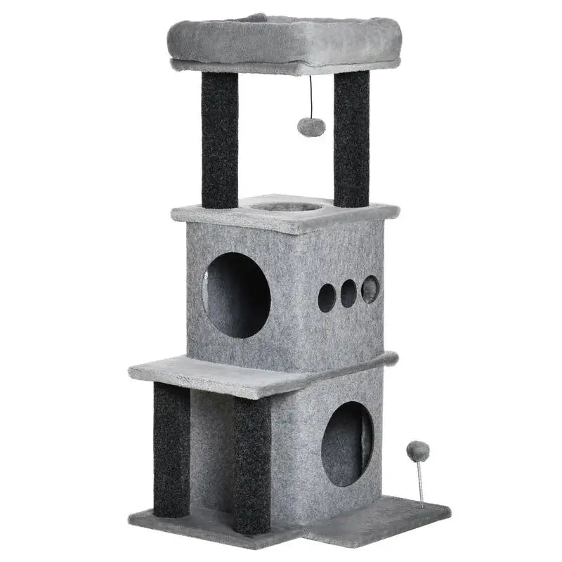 Arbre à Chat Le Cocon Chic Gris Design