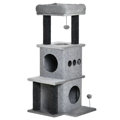 Arbre à Chat Le Cocon Chic Gris Design