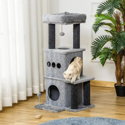 Arbre à Chat Le Cocon Chic Gris Design