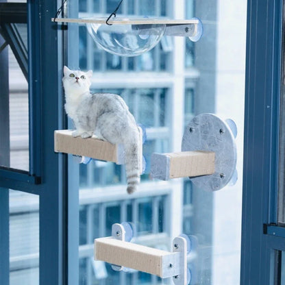 Arbre à Chat Mural VueMiaou : Vue Panoramique 360°