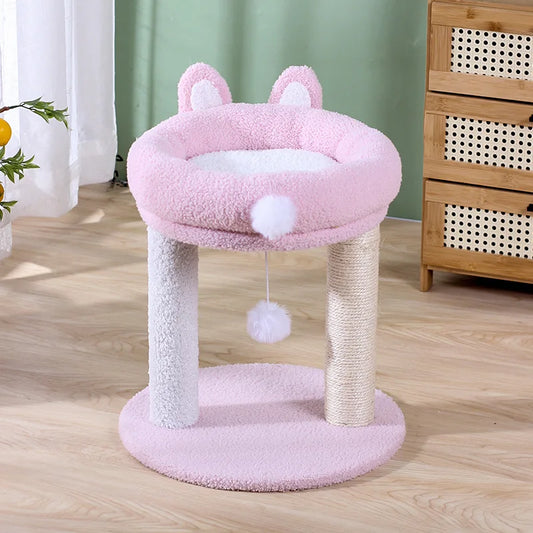 Arbre à Chat BunnyNest Rose : Douceur et Jeu pour Votre Félin