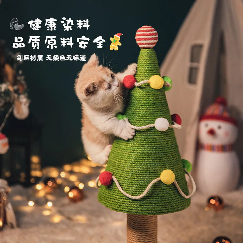 Arbre à Chat FestiSapin : Noël Vert & Joueur