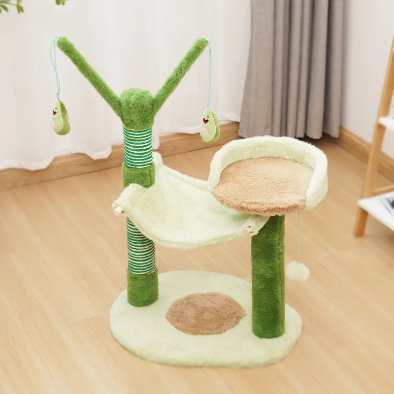 Arbre à Chat Chavocat : L'Avocat Vert pour Jouer et Griffer