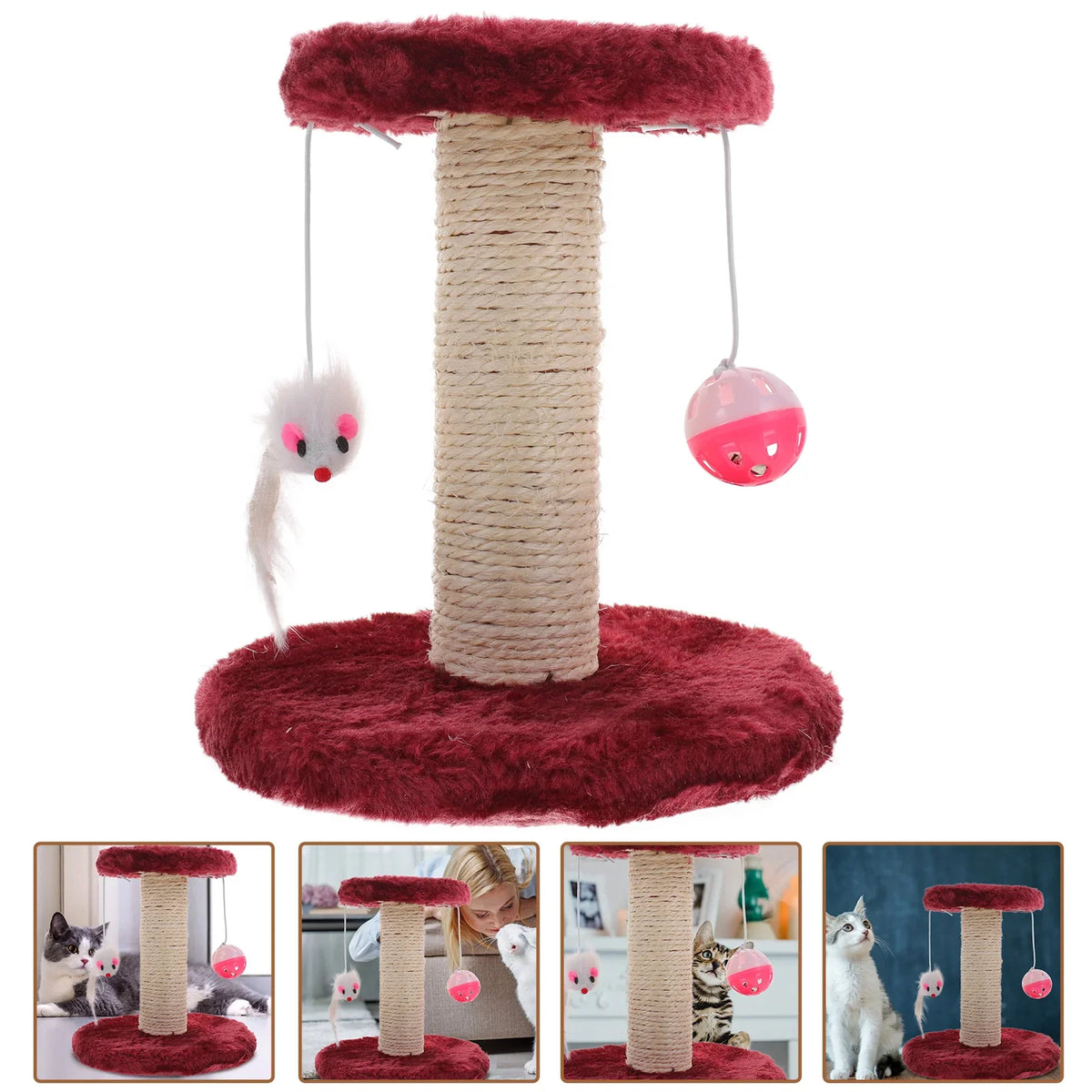 Arbre à Chat PatteDouce Beige Petit Sisal