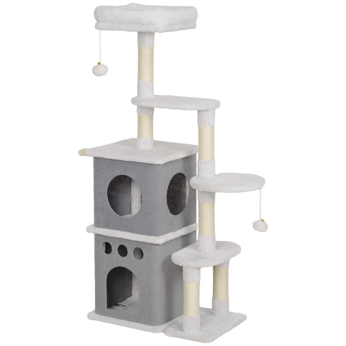 Arbre à Chat Crème 126cm - Niches, Hamac & Griffoir