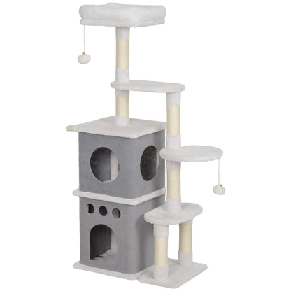 Arbre à Chat Crème 126cm - Niches, Hamac & Griffoir