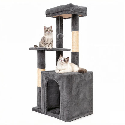 Arbre à Chat Petit Duplex Design Minimaliste