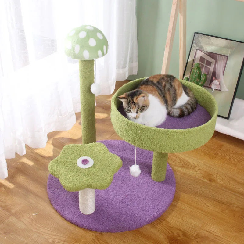 Arbre à Chat Miaouland 'Jardin' Coloré
