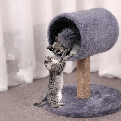 Arbre à Chat Cylindre Sisal & Peluche