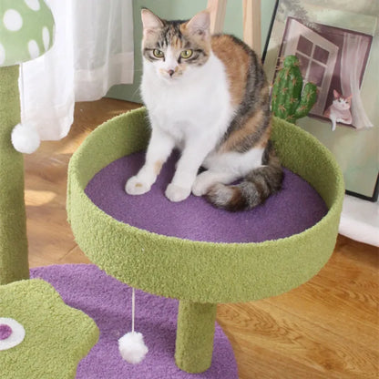 Arbre à Chat Miaouland 'Jardin' Coloré