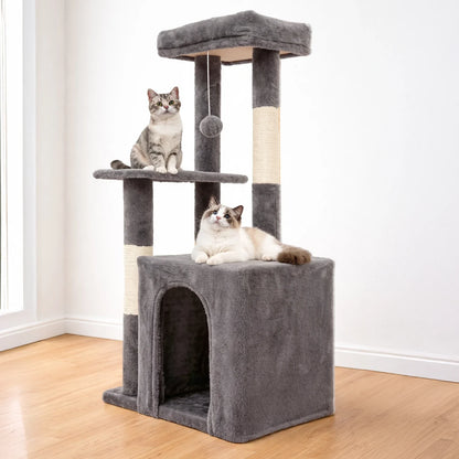 Arbre à Chat Petit Duplex Design Minimaliste