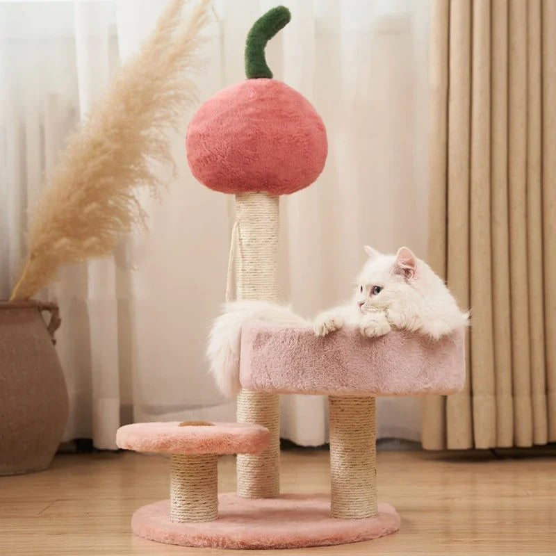 Arbre à Chat Rose DéliCat : Douceur & Jeu