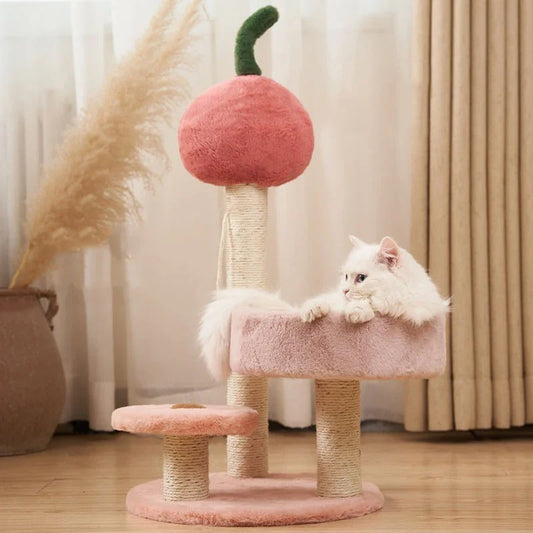 Arbre à Chat Rose DéliCat : Douceur & Jeu
