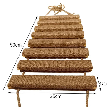 Arbre à Chat Mural en Bois : Jeu & Repos Vertical