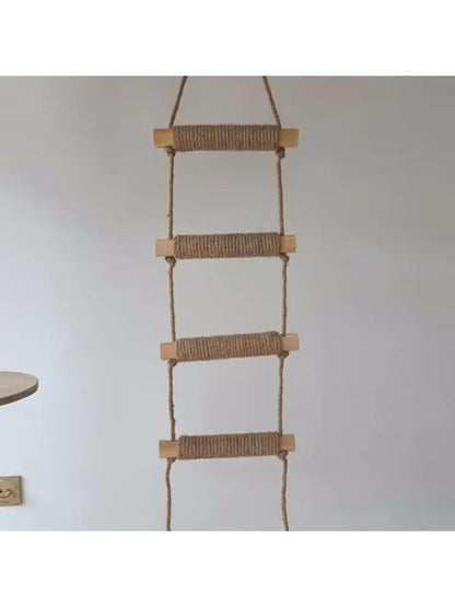 Arbre à Chat Extérieur DIY en Bois Naturel