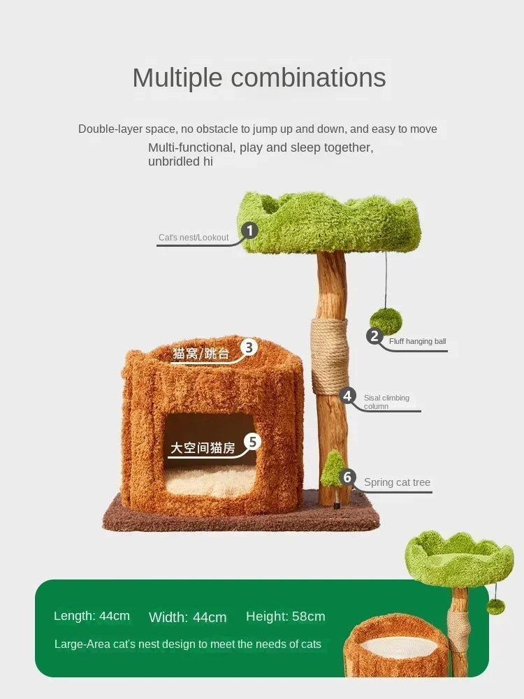 Arbre à Chat Design HavreChat : Élégance et Confort Félin